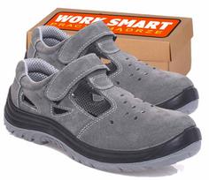 Odiniai darbiniai batai SANDALAI 37 PROTECTIVE safety suede BAVARO S1 SRC, 37