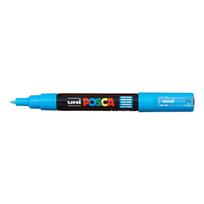 Žymeklis UNI Posca PC-1M, apvalus, 0.7 mm, šviesiai mėlynas