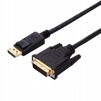 KONVERTERIO KABELAS DISPLAYPORT DP - DVI FULLHD 1,8M