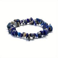 Natūralių akmenų čakrų apyrankė,  Lapis Lazuli