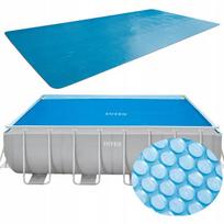 Saulės šildymo kilimėlio danga karkasiniam baseinui 400x200 cm INTEX 28028