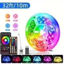 LED juostos su muzikos sinchronizacija, 50 pėdų / 15 m