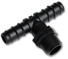 Trišakis jungtuvas su 1/2" išor.sr. / 2 x 16 mm žarnai Bradas
