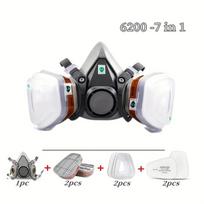 Pusės veido respiratorius su filtrais, 7-in-1 rinkinys