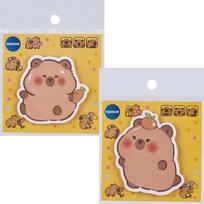 Popieriniai lipdukai Capybara 30 l, 80x80 mm