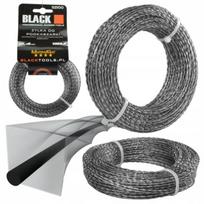 Pjovimo valas žoliapjovei 2,4 mm x 15 m (52100)