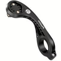 Dviračio kompiuterio ir žibinto laikiklis CYCLAMI S2 – 31.8 mm vairui, suderinamas su Garmin Edge, XOSS, iGPSPORT, juodas