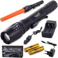 Bailong LED žibintuvėlis cree taktinis zoom xm-l3-u3