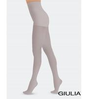 Pėdkelnės su tinklinio rašto INLAY WAVES 60 den Giulia, spalva simply taupe (avižų)