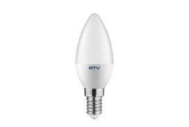 LED lemputė, C30, SMD 2835, 4000k, E14, 3,0 W, AC220-240V, 160°, 260lm, 33mA
