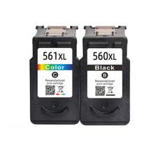 Kasetė rašaliniams spausdintuvams PG-560XL BK + CL-561XL Color, Analogiškų rašalinių kasečių rinkinys PG-560XL BK + CL-561XL Color