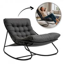Sodo supamoji kėdė Lounge, pilka