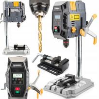 Staklinė koloninė gręžimo staklė 1000W POWERMAT PM-WS-1000M + spaustuvas