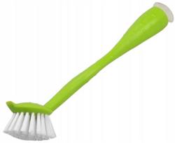 Ergonomiškas ilgasis virtuvės šepetys – efektyvus valymas, įbrėžimų apsauga, 28 cm