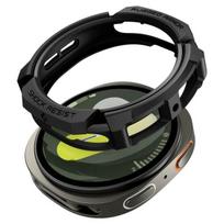 Apsauginis dėklas laikrodžiui juodas smūgiams atsparus Samsung Galaxy Watch 8 44mm Spigen