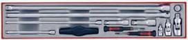 Prailginimų, šarnyrų ir adapterių rinkinys Teng Tools TTXEXT13; 13 vnt.