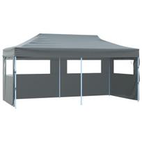 Išskleidžiama Proginė palapinė，Šeimos palapinė, antracito spalva, 3x6m CFE797536