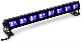 beamZ BUVW83 BAR 8x 3W UV/Baltas 2-in-1 LED