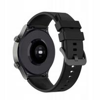 „BestAccessories" silikoninė laikrodžio apyrankė 22mm, juoda