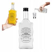 Stiklinė butelis „eliksyras Antivirusinis“ 500 ml su juodu užrašu
