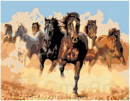 Piešimo rinkinys Bėgantys 40x50