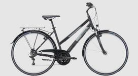 Dviratis 28 Pegasus Avanti trapez 18g, juodas, 50