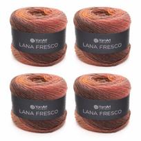 Mezgimo siūlai YarnArt Lana Fresco 8105 (100% vilna), 100g, 4 vnt