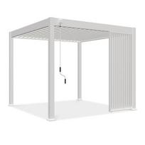 Vertikalios žaliuzės pavėsinėms Pergola ELEGANCE/DELUXE/FUSION 1 m, White (93 cm)
