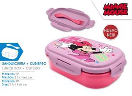 Euroswan pietų dėžutė su indais Minnie Mouse