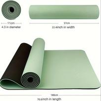 TPE neslystantis jogos kilimėlis, Matcha Green