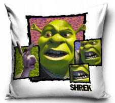 Shrek'o Pūkuotuko pagalvės užvalkalas 40x40 cm, minkštas