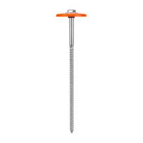 Tvirtinimo smeigė 30 cm + plastikinis dangtelis Bradas