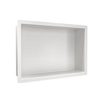WALL-BOX ONE Balta nerūdijančio plieno nišinė lentyna balta 30x20x10 cm