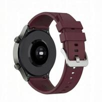 „BestAccessories" silikoninė laikrodžio apyrankė 22mm, bordo