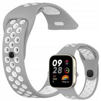BestAccessories, dirželis X. Redmi Watch 3, pilkos-baltos spalvos