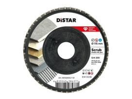 Distar SCRUB deimantinis žiedlapinis šlifavimo poliravimo diskas plytelėms Ø115 mm #60, #120 ir # 200