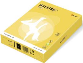 Spalvotas popierius Maestro Color, 160g/m2, A4, 250 lapų, kanarėlės geltonas/Canary Yellow