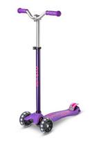 Triratis paspirtukas Micro Maxi Deluxe Pro, violetinis