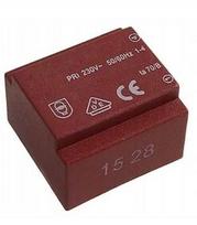 Užpildytas transformatorius 2va 230v/12v Pcb montavimui