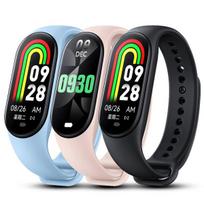 Išmanusis laikrodis Išmanioji apyrankė M8, Bluetooth, magnetinis įkrovimas, rožinė