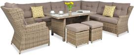 Lauko baldų komplektas TRIVENTO DINING, Brown