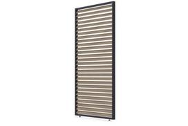 Horizontalių žaliuzių sienelė pavėsinėms Pergola ELEGANCE/DELUXE/FUSION 1.2 m, Woodgrain (113.3 cm)