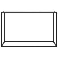 Konsolinis staliukas，konsolinis stalas, baltas, 120x35x75cm, grūdintas stiklas CFE76997