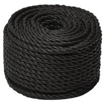 Darbo virvė, juodos spalvos, 10mm, 25m, polipropilenas CFE606676