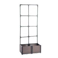 Augalų dėžė su atrama GROW FLAT SET, 84x42x180 cm