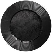 Lėkštė pietų RAK Edge, Ø 27 cm, juoda sp.