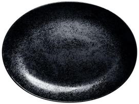 Serviravimo lėkštė Rak Porcelain Carbon, 36 cm, 27 cm, Juoda sp.