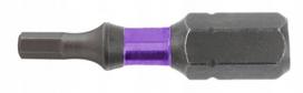 Smūginė Hex H5 25mm bitė, 1/4" įsukimo antgalis