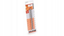 Betono grąžtas 5,5mm x 85mm su karbidiniu antgaliu Kreator