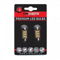 LED lemputės C10W, 6000K, 9–16V, 39 mm – šaltai baltas festoninis apšvietimas